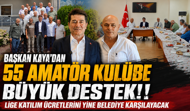 55 amatör kulübe müjde! Lige katılım ücretleri bu yıl da ödenecek