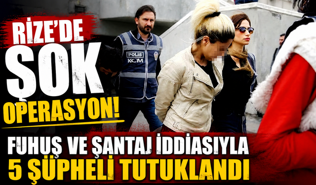 Rize'de dev operasyon! Soruşturmanın kapsamı genişliyor