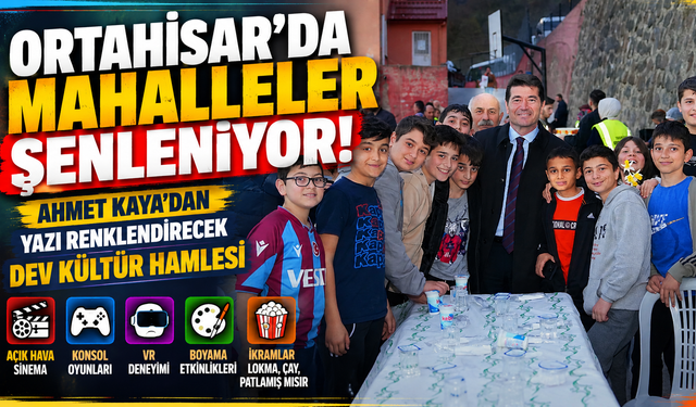 Mahalleler Festival Alanına Dönüşüyor! Ortahisar’da Şenlik Zamanı