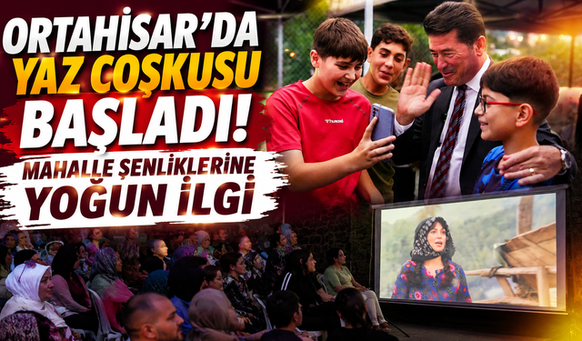 Gölçayır'da unutulmaz yaz akşamı! Mahalle şenlikleri büyük ilgi gördü