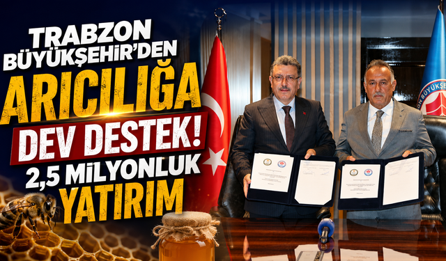 Trabzon'da üretici kazanacak! Büyükşehir'den arıcılığa dev yatırım