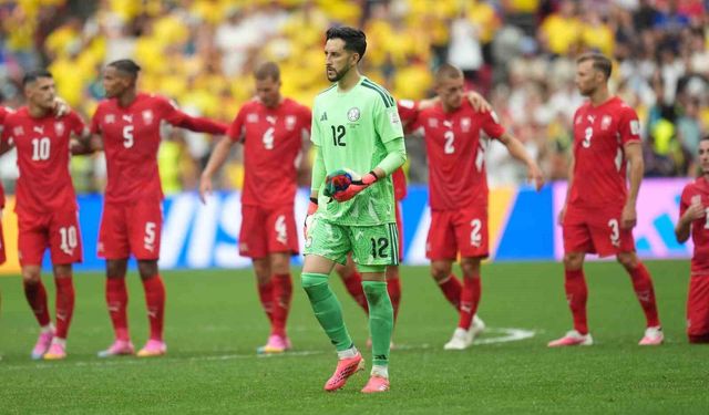 İsviçre, Kolombiya'yı penaltılarla eleyerek çeyrek finale yükseldi