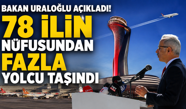 Türkiye havacılığında rekor dönem! İlk 6 ayda 112 milyona yakın yolcu