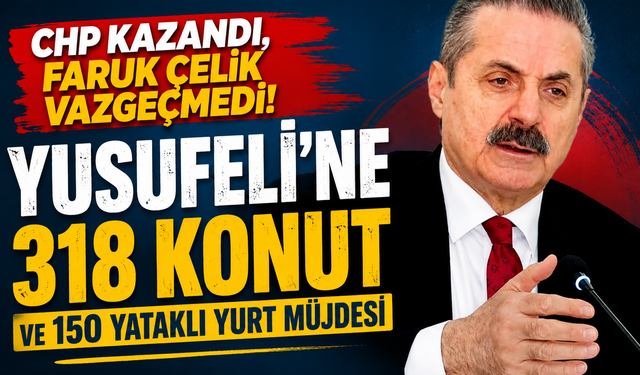 Seçim Bitti, Hizmet Devam Ediyor! Yusufeli’ne 318 Konut İhalesi