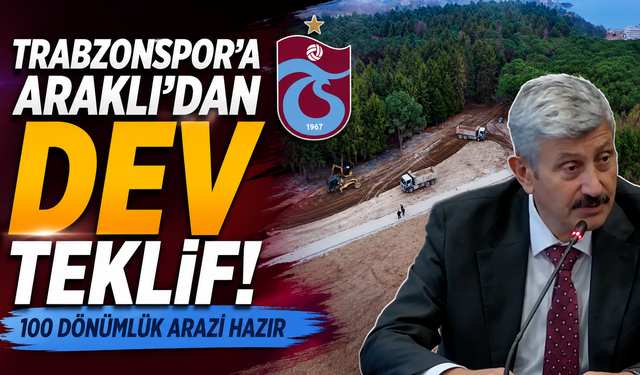 Başkan Çebi'den Trabzonspor'a çağrı! "100 dönümlük alan tahsis edebiliriz"