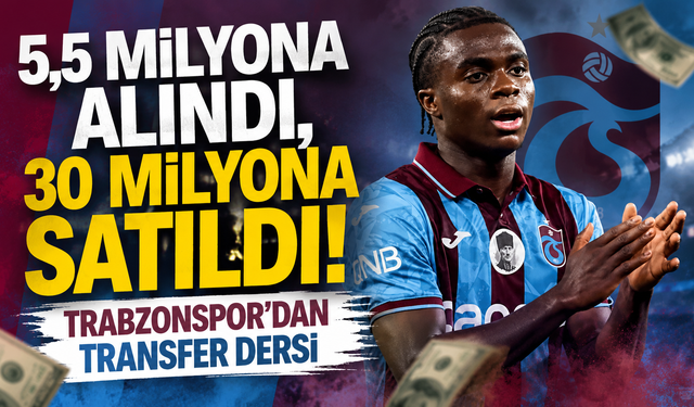 Trabzonspor'da kasa doldu! Oulai transferi resmen tamamlandı