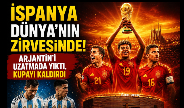 Dünya Kupası'nda şampiyon İspanya