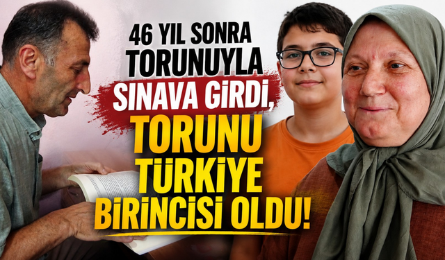 YKS'de duygulandıran başarı hikâyesi! Dede ve torundan büyük zafer