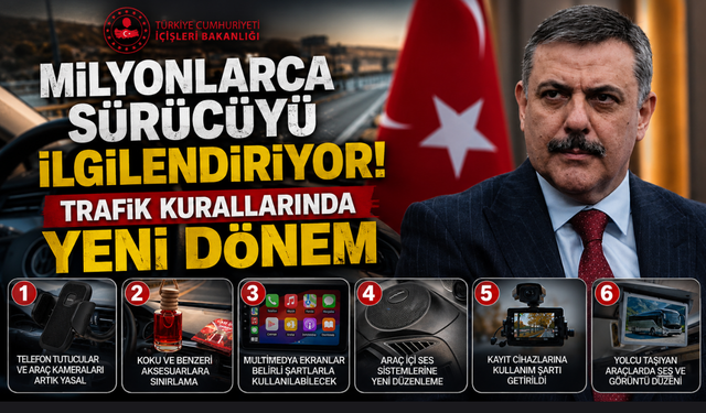 Trafikte kafa karışıklığı bitiyor! Yeni yönetmelik Resmi Gazete'de
