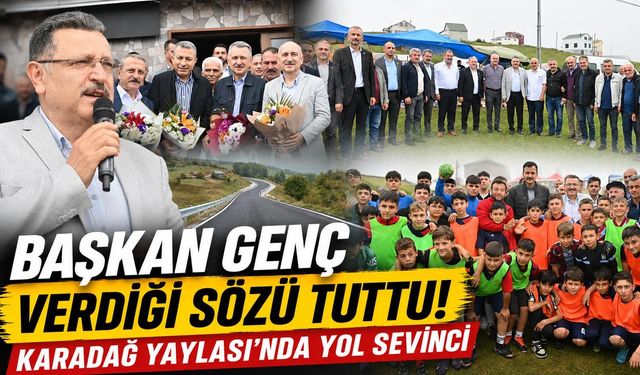 Başkan Genç: “Siyasetçinin itibarı verdiği sözü tutmasıdır”