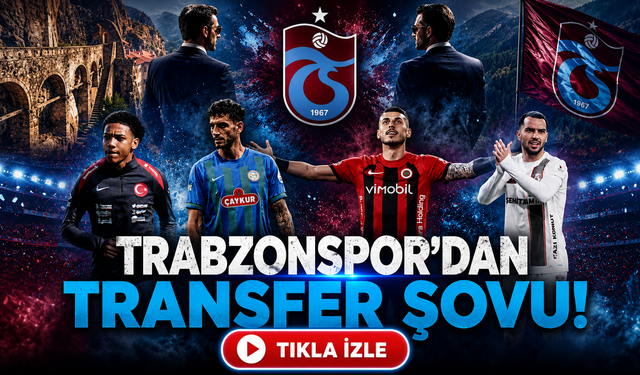 Trabzonspor'dan Hollywood tadında transfer tanıtımı