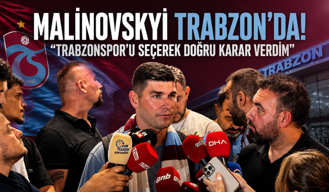 Trabzonspor'un yeni yıldızı geldi! Malinovskyi'nden ilk mesaj