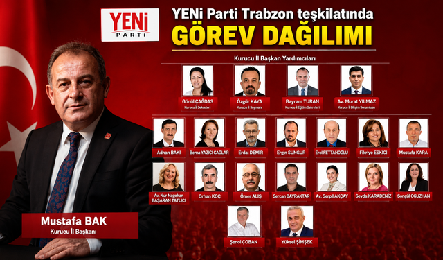 YENİ Parti Trabzon’da yol haritasını belirledi