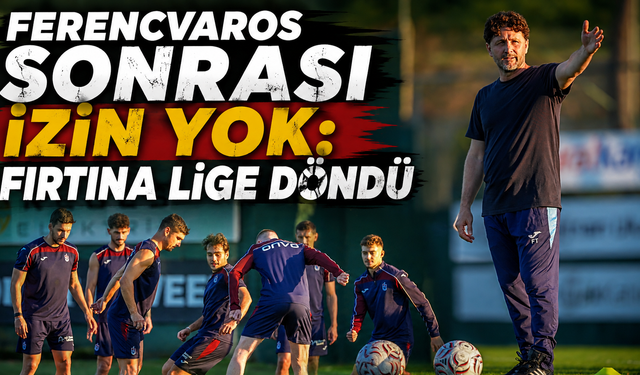 Trabzonspor’da durmak yok: Başakşehir hazırlıkları başladı