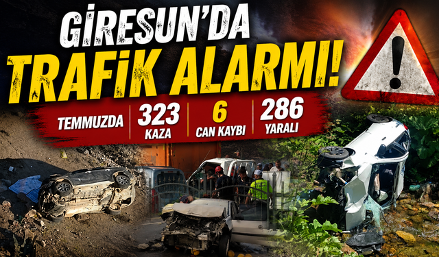 Giresun'un trafik karnesi korkuttu! En büyük kusur sürücü hataları