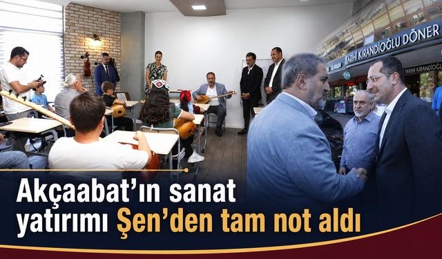 Mustafa Şen’den Başkan Ekim’e sanat teşekkürü