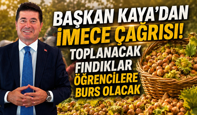 Birlikte toplayacağız,birlikte gelecek kuracağız! Başkan Kaya'dan burs için imece daveti