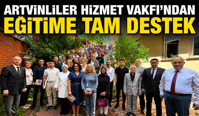 Artvin’de başarılı öğrencilere büyük destek