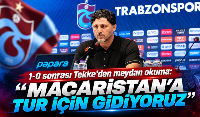 Fatih Tekke’den 6 numara mesajı: “İhtiyacımız var”