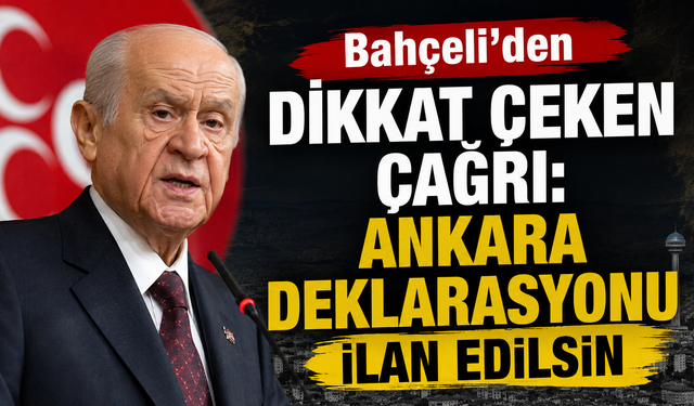 Bahçeli’den İsrail çıkışı: Oyunlarınız bozuldu