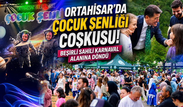 Ortahisar'da mutluluk dolu akşam! Çocuk şenliği ailelerden tam not aldı
