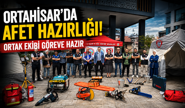 Olası afete karşı hazırlık tamam!
