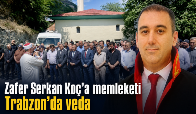 Yargı camiası Maçka’daki cenazede buluştu
