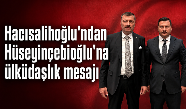 Hacısalihoğlu’ndan yeni başkana tebrik