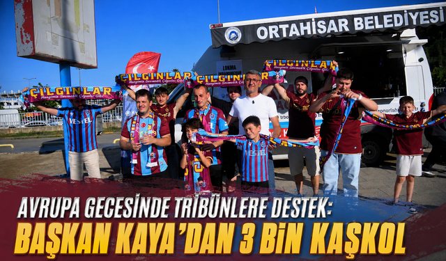 Başkan Kaya’dan bordo-mavili taraftarlara çifte jest