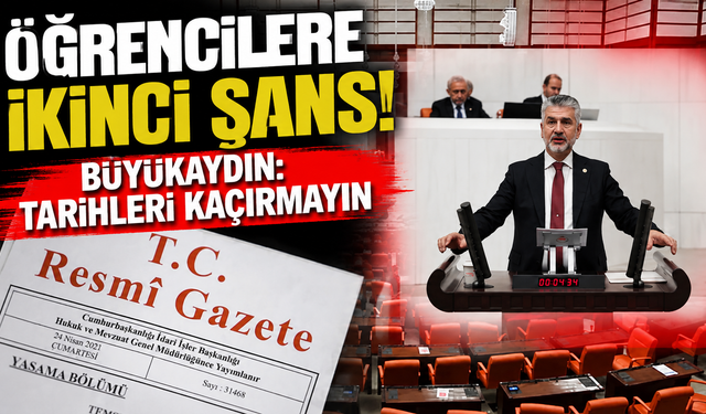 Öğrenci affı yürürlükte! Büyükaydın’dan başvuru uyarısı