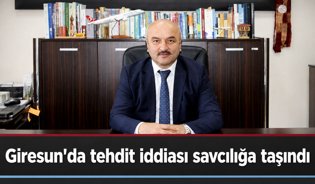 Giresun Valiliği Basın Müdürü hakkında tehdit iddiası