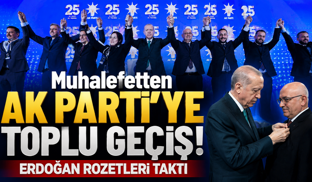 AK Parti’nin 25. yılında sürpriz katılım!