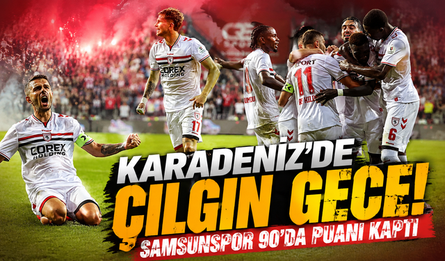 Samsunspor’un açılışında gol düellosu