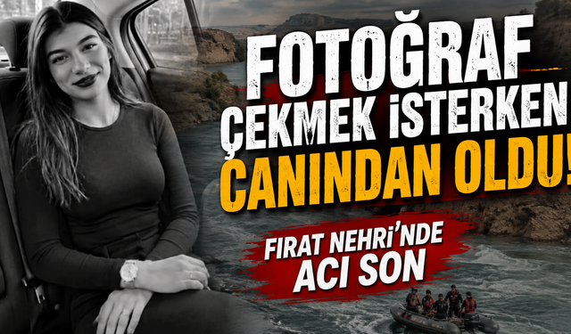 Mutlu anı ölüme dönüştü! Fırat Nehri bir can daha aldı