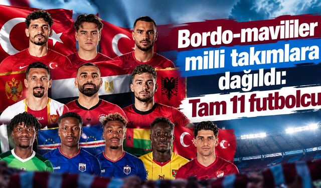 Trabzonspor’un yıldızlarına milli davet
