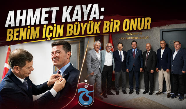 Ahmet Kaya ve eşi artık Trabzonspor Divan Üyesi