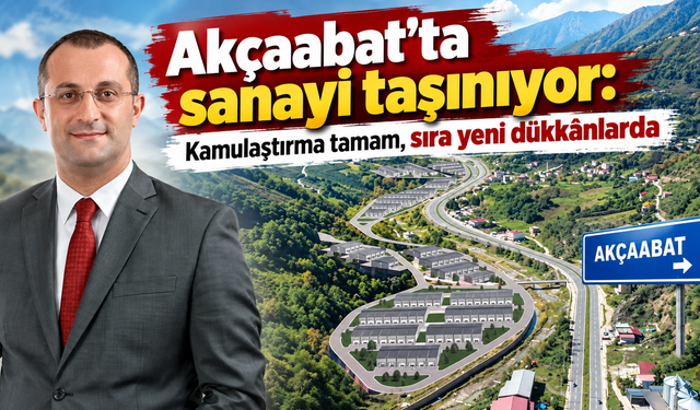 Akçaabat’ta dev proje adım adım ilerliyor
