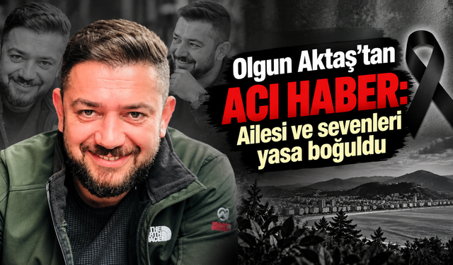 Akçaabat’ta üzüntü:İş insanı Olgun Aktaş’a veda