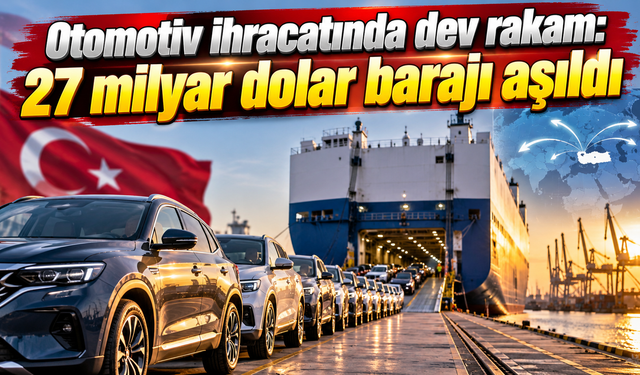 Otomotiv ihracatta gaza bastı: Ağustosta zirveye yerleşti
