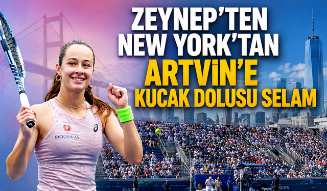Tarihi maç öncesi Zeynep’e Artvin’den destek