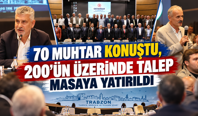 Ortahisar’ın yolundan suyuna 200’ü aşkın konu masada