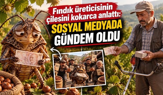 Fındıkta hesabı gören kokarca bile şaşırdı