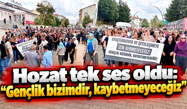 Tunceli’de gençler için yüzlerce kişi bir araya geldi