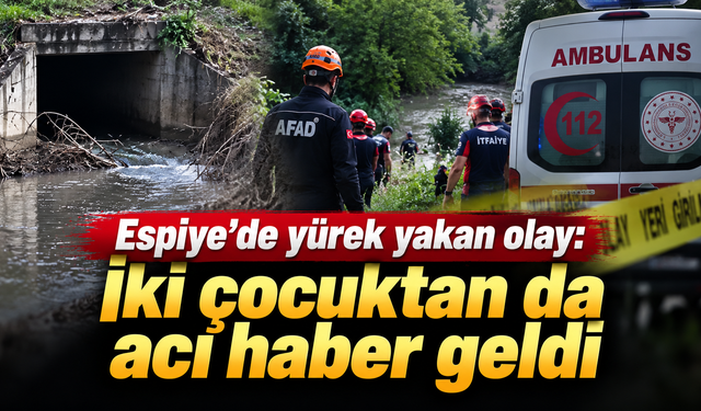 Su dolu menfez iki çocuğa mezar oldu!