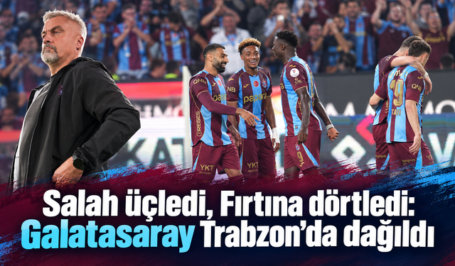 Trabzon’da Salah kasırgası: Galatasaray’a hat-trickli 4-0