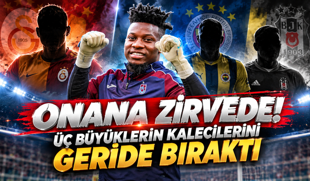 Trabzonspor’un kalesinde Onana farkı! İşte o istatistik