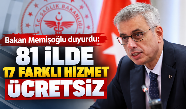 Beslenmeden sağlıklı yaşama: 17 alanda ücretsiz hizmet