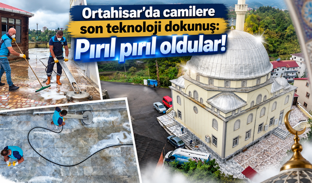 Başkan Kaya: “Camilerimizi son teknolojiyle temizliyoruz”