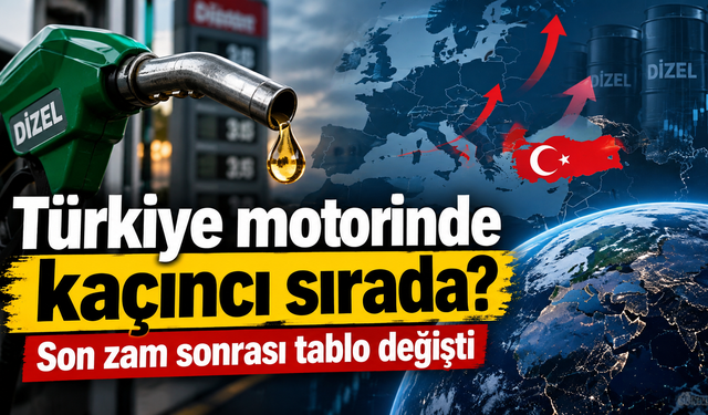 Türkiye’de motorin 2,08 dolara çıktı:Komşularla fark kapandı