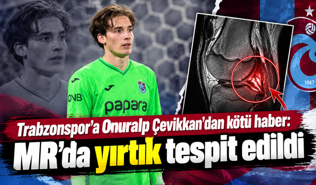 Antrenmanda ağrı hissetti, MR’da yırtık çıktı